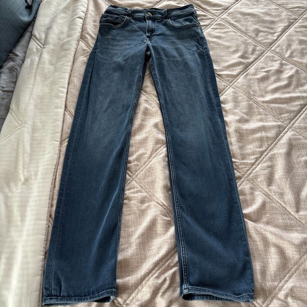 7 For All Mankind: "Slimmy" Jeans Women's Size 30 Dark Wash Slim Straight Denim